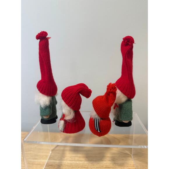 Lot of 4 Ljungstroms Of Sweden Tomte Wooden Figures Happy Characters JL - Picture 2 of 10